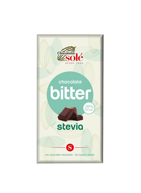 Chocolates Sole Stevia Dark Chocolate, 100g