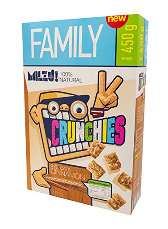 Milzu Cereal with Cinnamon Crunchies, 450g