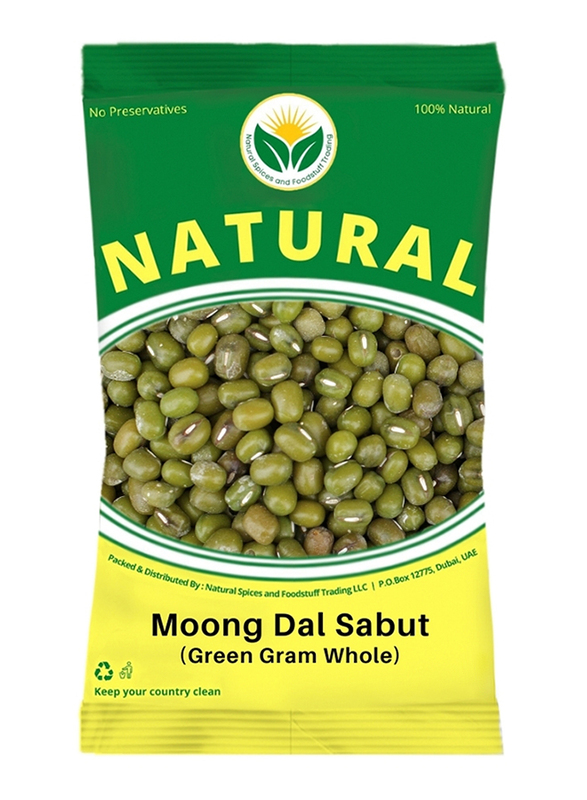 Natural Spices Green Gram Moong Dal Whole, 2 Kg
