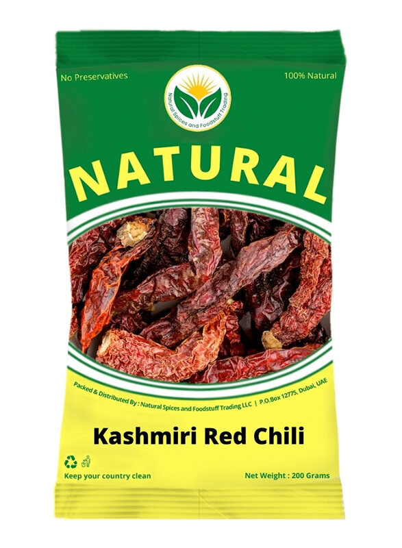 

Natural Spices Kashmiri Red Chilli, 200g