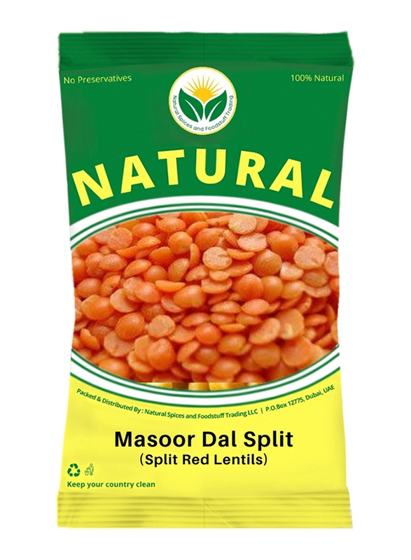 Natural Spices Premium Masoor Dal Split, 2 Kg