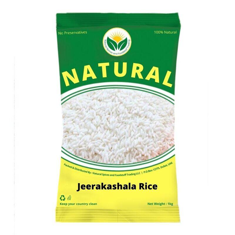 

Natural Spices Jeerakashala Rice Fresh, 1 Kg