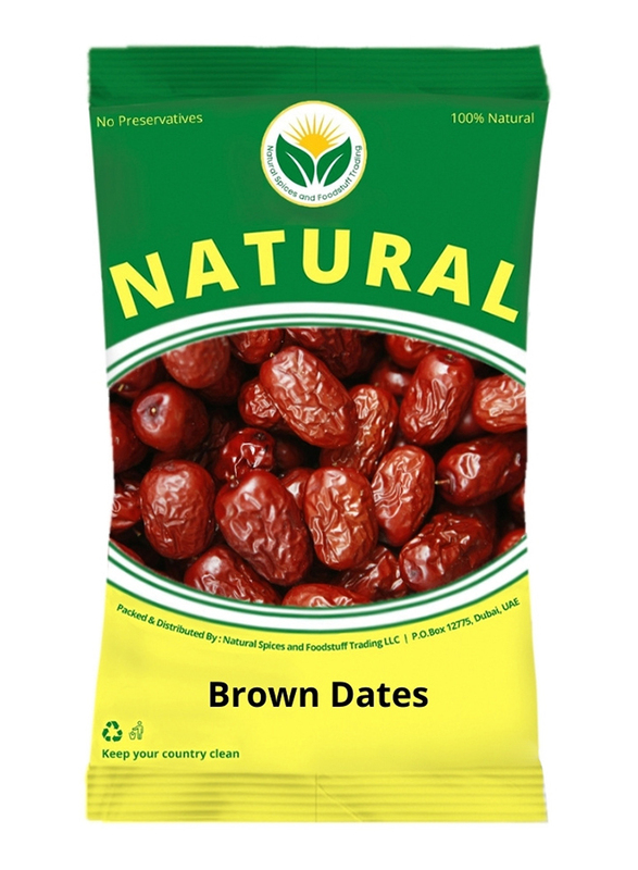 Natural Spices Fresh Brown Dates, 500g