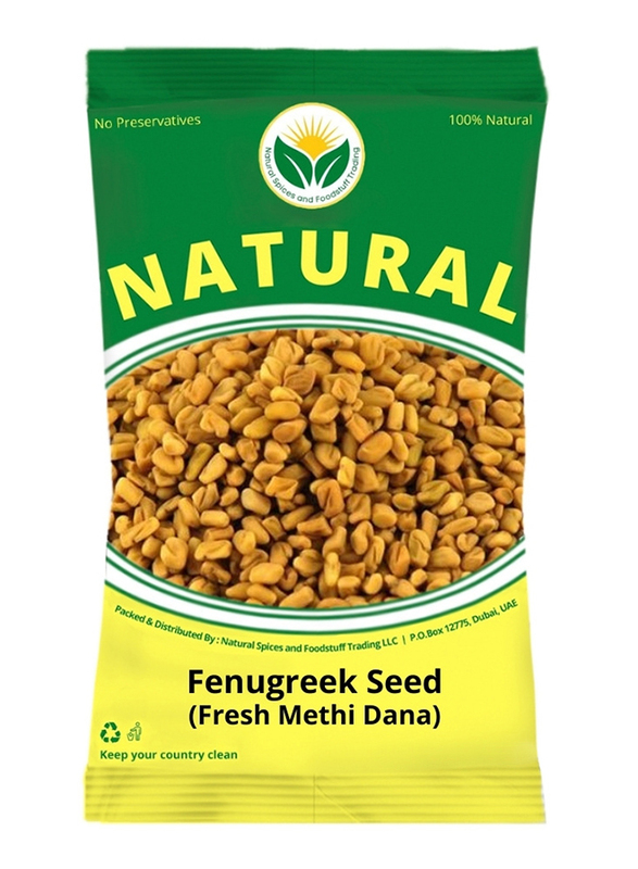 Natural Spices Fresh Methi Dana Fenugreek Seed, 500g