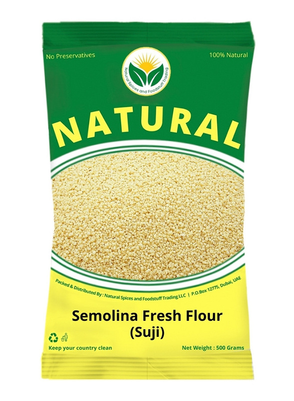Natural Spices Suji Semolina Fresh Flour, 500g