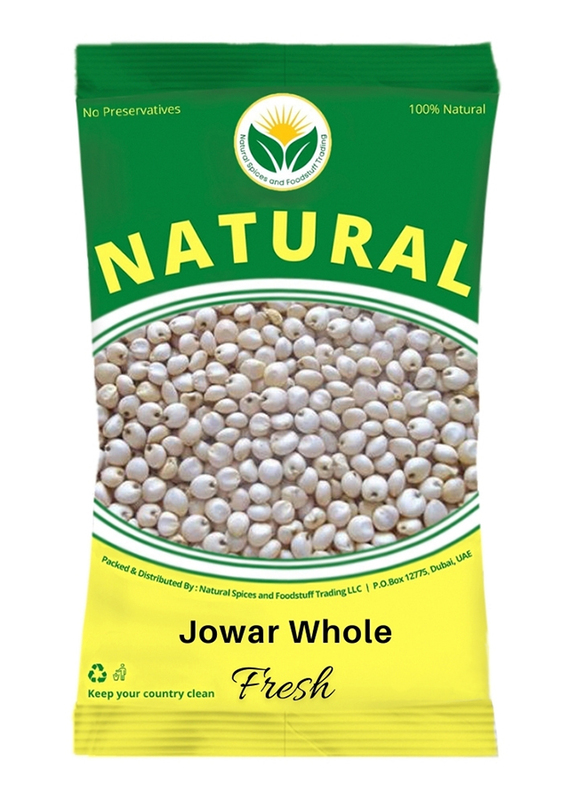 Natural Spices Jowar Whole White, 1 Kg
