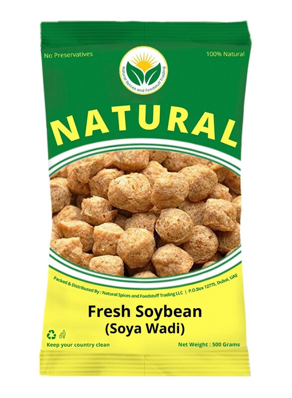 Natural Spices Fresh Soybean Soya Wadi, 500g