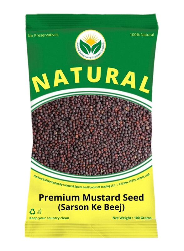 

Natural Spices Mustard Seeds Black India, 100g