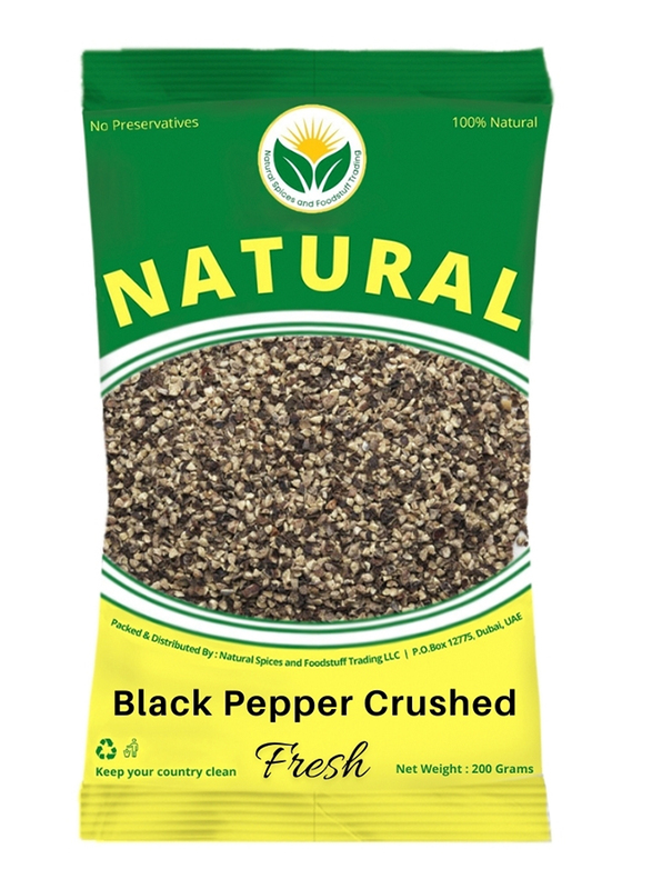 Natural Spices Crushed Black Pepper, 200g