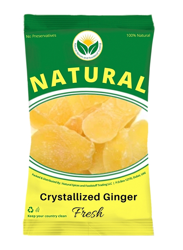 Natural Spices Fresh Crystallized Ginger Candy, 150g