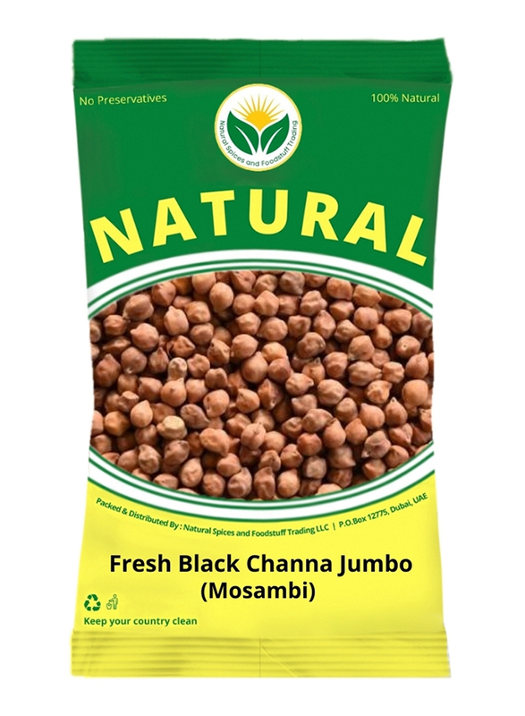 Natural Spices Jumbo Black Mosambi Chana, 2 Kg