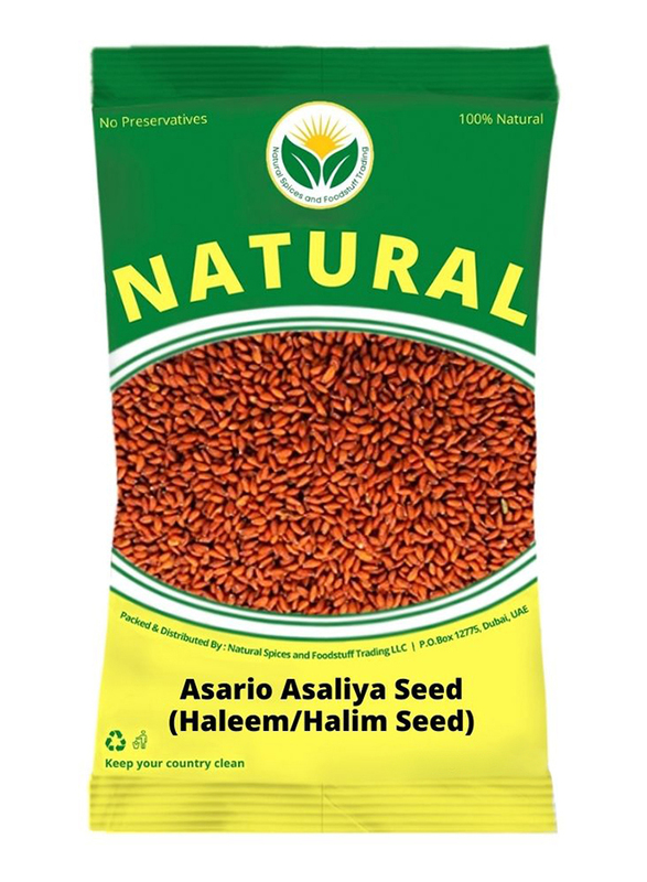 ناتشورال سبايسيز بذور حليم طازجة (أساريو عسلية) 250 غم