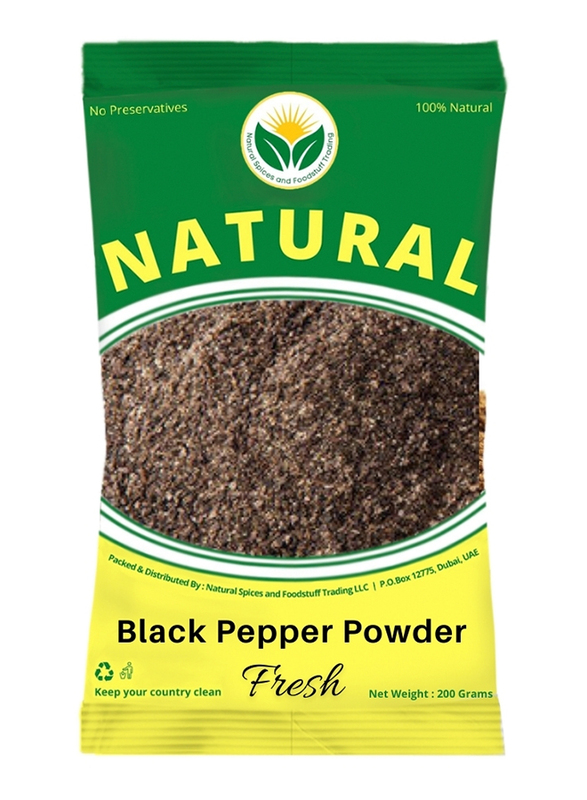 Natural Spices Black Pepper Powder, 200g