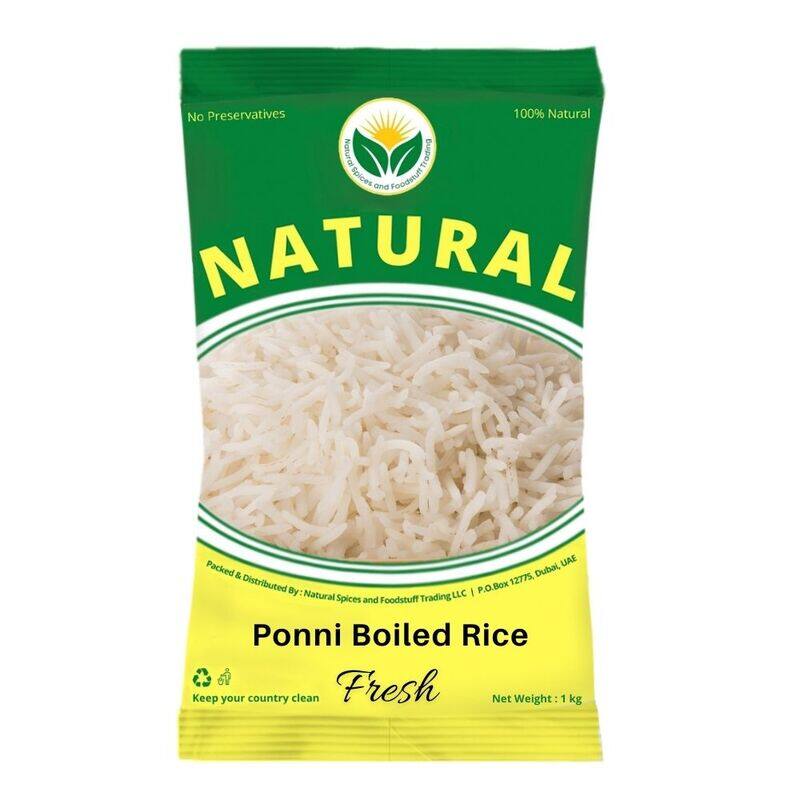

Natural Spices Fresh Ponni Raw Rice, 1 Kg