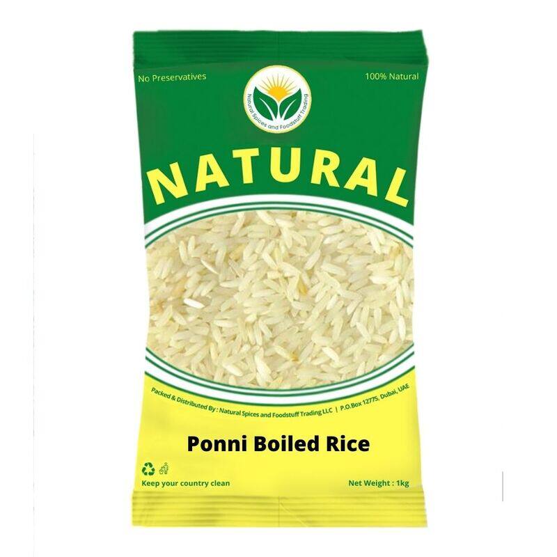 

Natural Spices Ponni Boiled Rice, 1 Kg