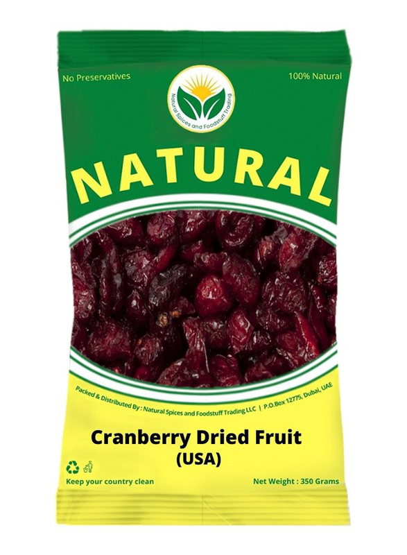 Natural Spices Cranberry Dried Fruit, 350g