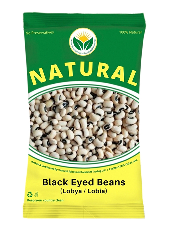 Natural Spices Premium Black Eyed Beans Lobiya, 1 Kg