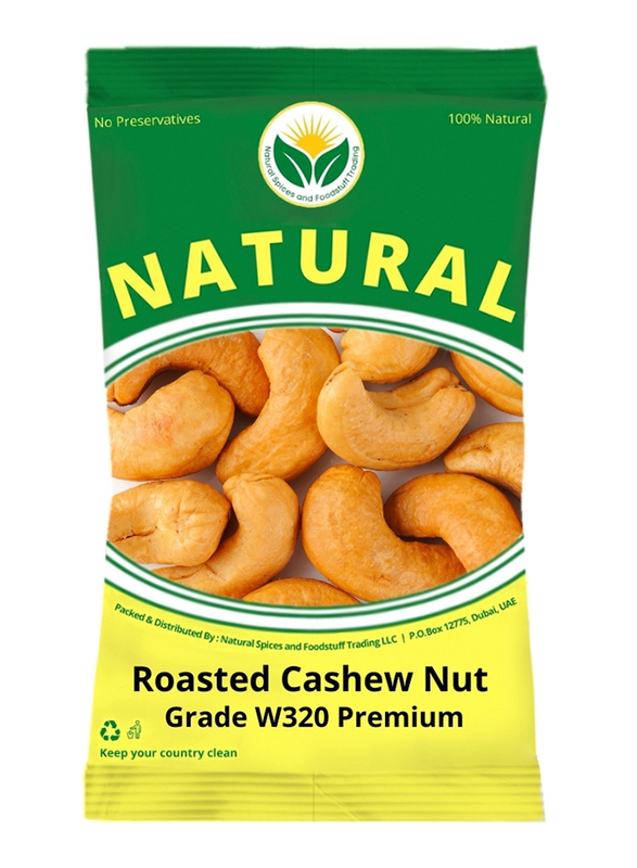 Natural Spices Grade W320 Fresh Roasted Cashewnut, 500g