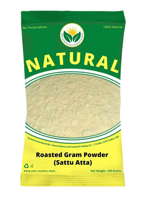 Natural Spices Roasted Gram Powder Sattu Atta, 250g