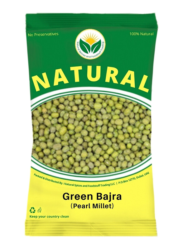 

Natural Spices Fresh Green Bajra Pearl Millet, 1 Kg
