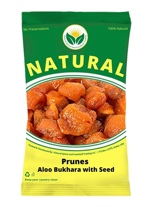 Natural Spices Prunes Aloo Bukhara with Seed, 500g