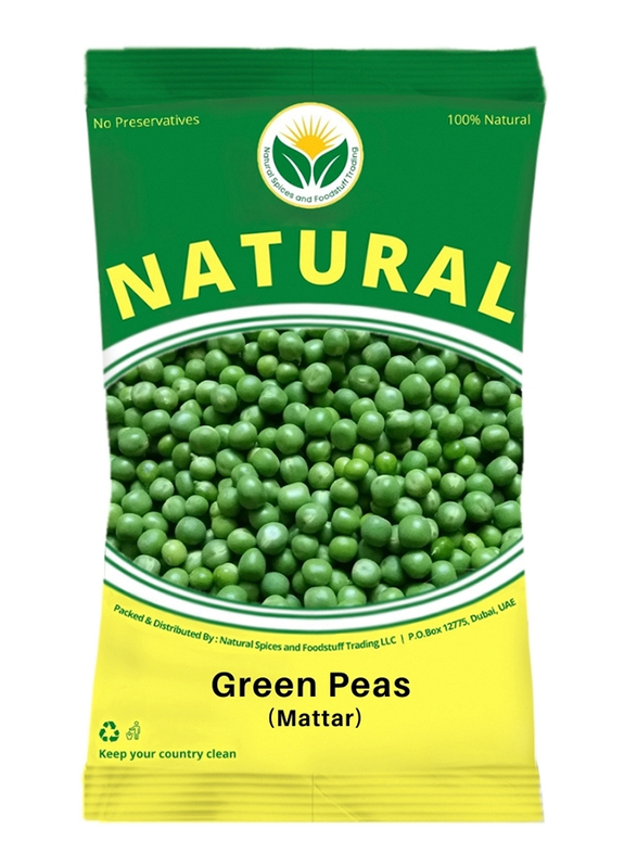Natural Spices Fresh Green Peas Matar, 1 Kg