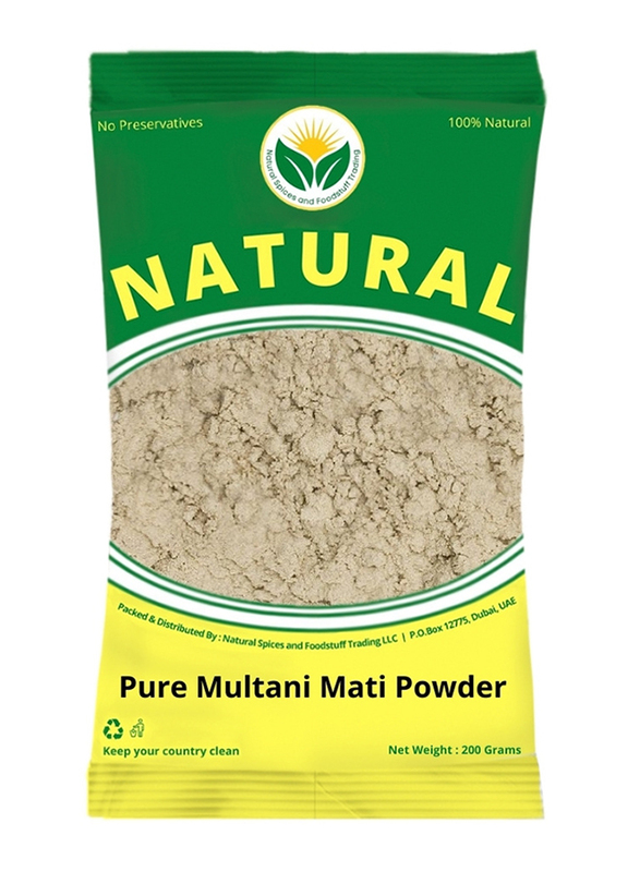 Natural Spices Pure Multani Mati Powder, 200gm
