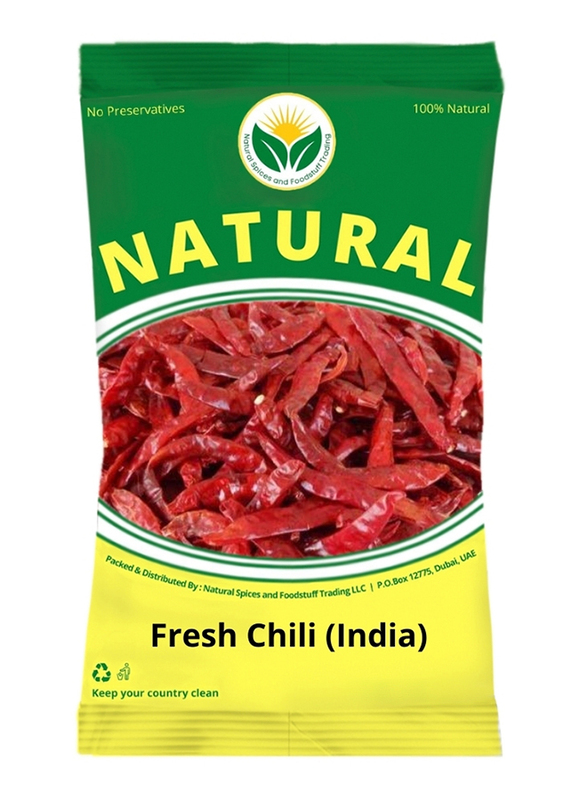 Natural Spices Fresh India Chilli, 100g