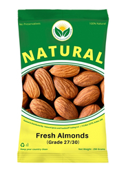 Natural Spices Grade 27/30 Fresh Almonds, 250g
