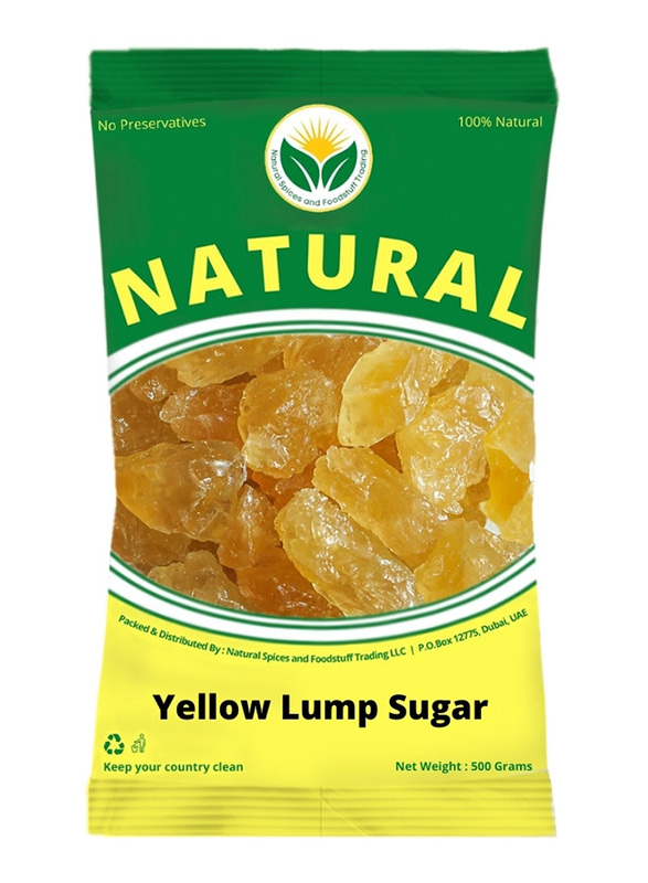 Natural Spices Lump Sugar Yellow, 500g