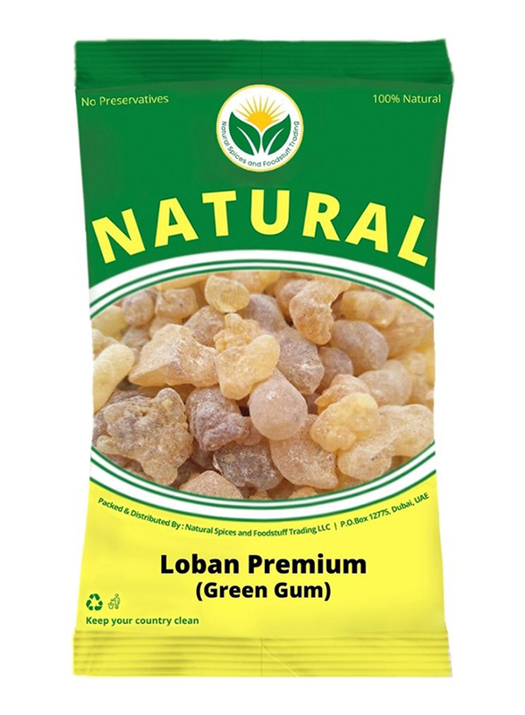Natural Spices Premium Loban (Green Gum), 100g, Beige