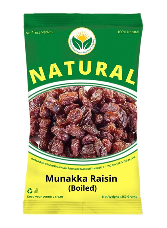 Natural Spices Boiled Munakka Raisin, 250g