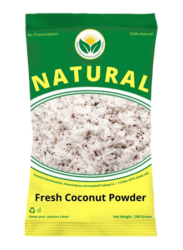 

Natural Spices Fresh Desiccated Coconut Powder, 200g