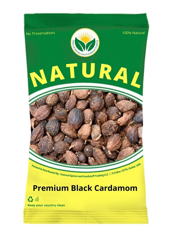 Natural Spices Premium Black Cardamom, 100g