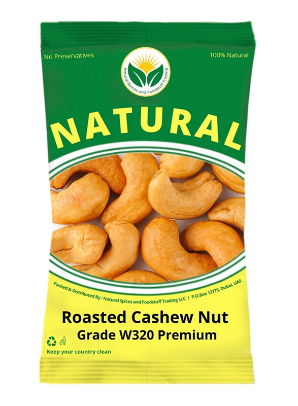 

Natural Spices Cashew Nut Roasted (Big Size Grade W240), 1kg