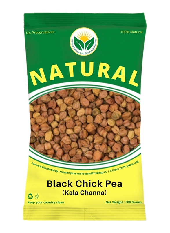 Natural Spices Black Chick Peas, 500g