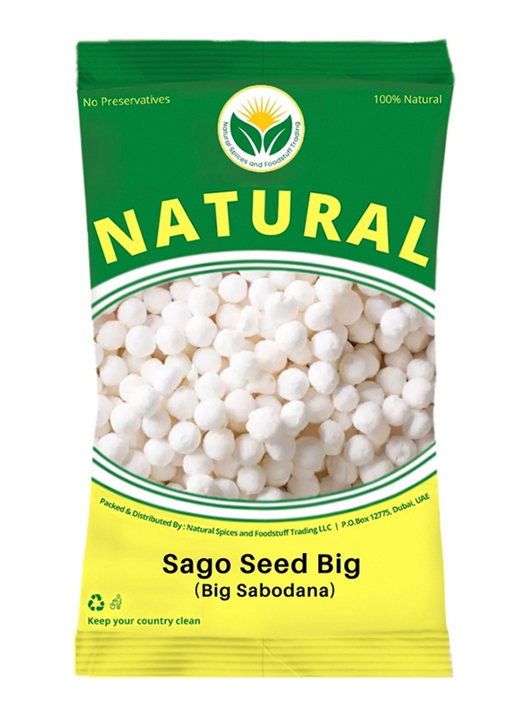 Natural Spices Fresh Sago Seed Big Sabodana, 1 Kg