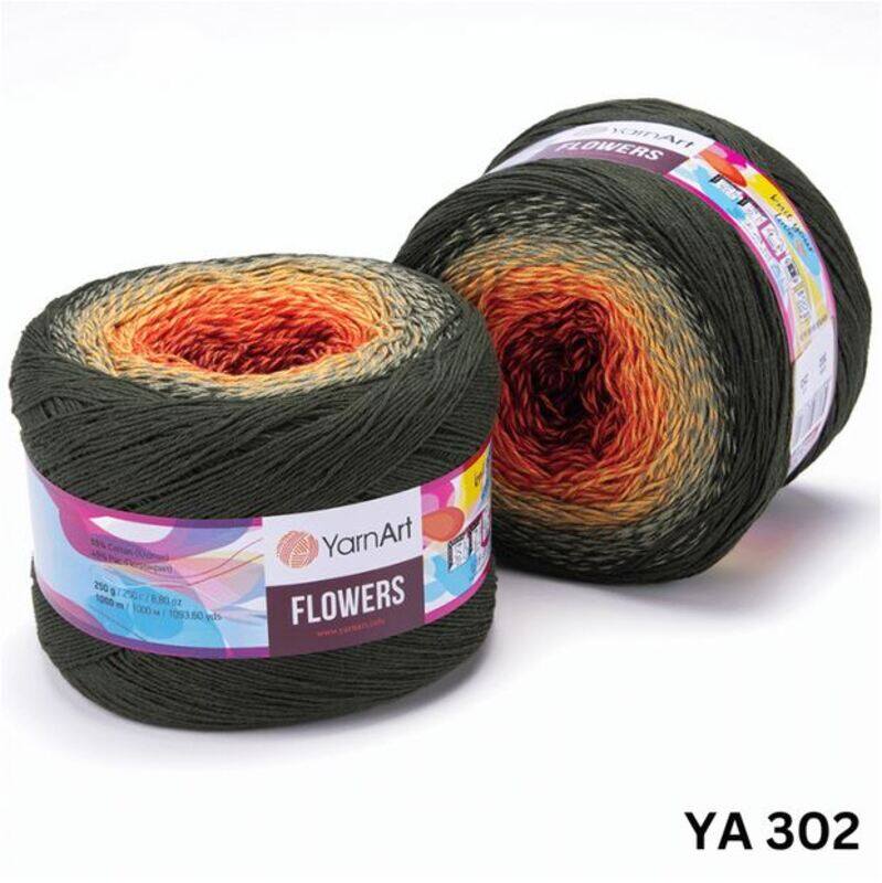 YarnArt Flowers Yarn 250g, YA 302