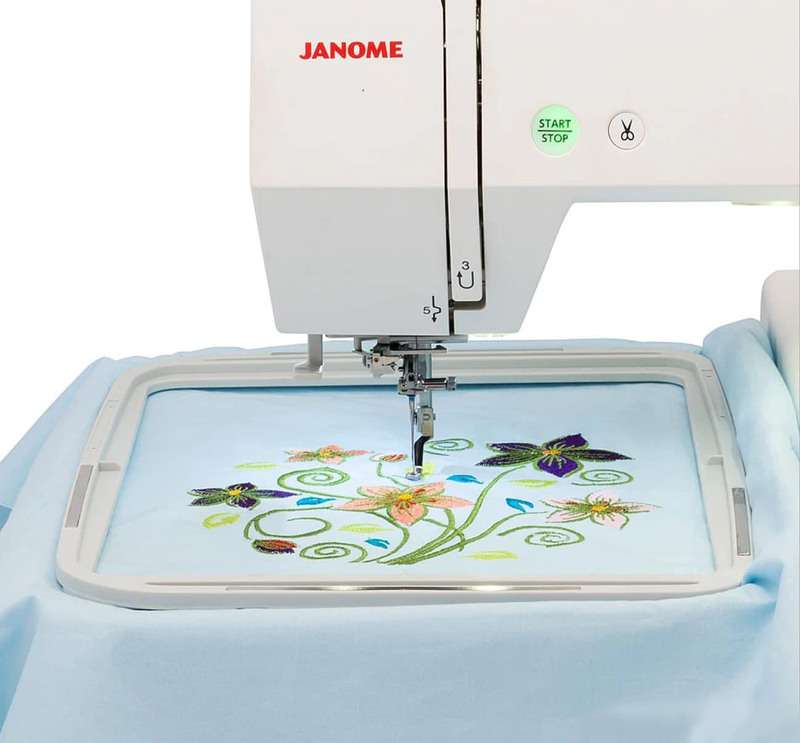 Janome Embroidery Machine , MC550E, White