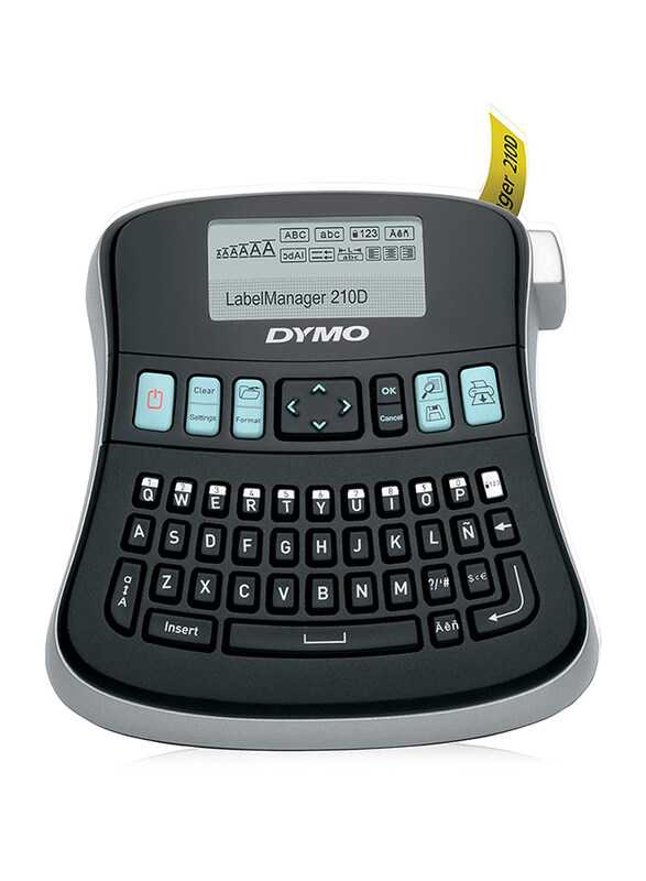 

DYMO LabelManager 210D All-Purpose Portable Label Maker, Black