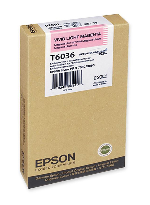 

Epson T6036 Vivid Light Magenta Ink Cartridge