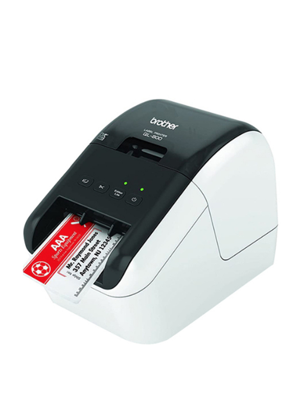 Brother QL-800 Label Printer, Black/White