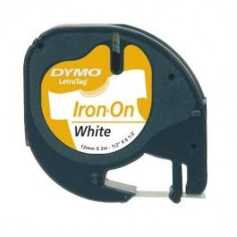 

Dymo LetraTag Iron-on Tape, 12mm X 2m, Nylon White - 18769