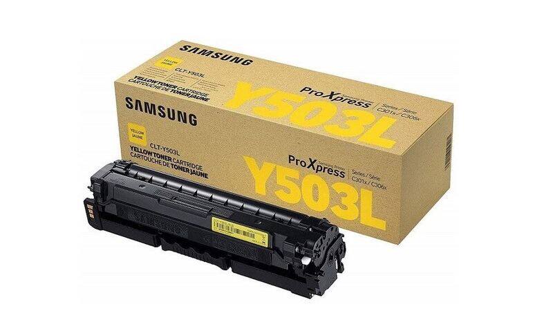 

Samsung CLT-Y503L High Yield Yellow Toner Cartridge