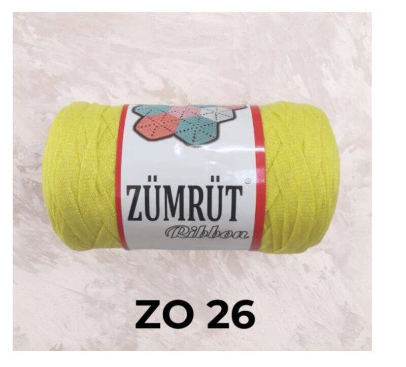 Zumrut Cotton Ribbon Yarn 250g, ZO 26