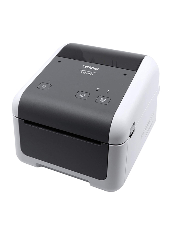 Brother TD-4420DN Label Printer, White/Black