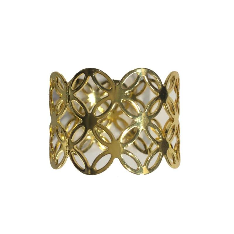 Ximi Napkin Ring Gold