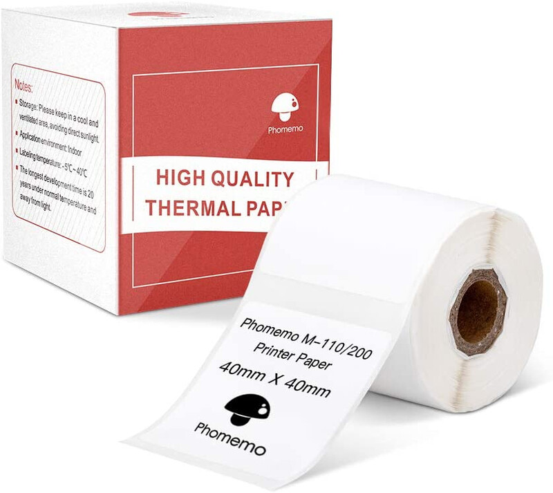 

Phomemo 40x40mm Multi-Purpose Self-Adhesive Label (M200/M110/M220/M120) 180 Labels/Roll