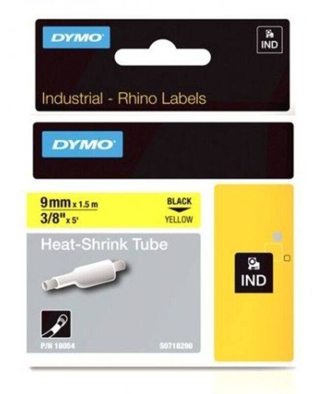 

Dymo Rhino 18054 Yellow Heat Shrink Tube 3/8" (9mm)