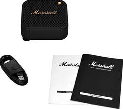 Marshall Willen Portable Bluetooth Speaker, Black & Brass